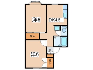 ホープヒルズSBの物件間取画像